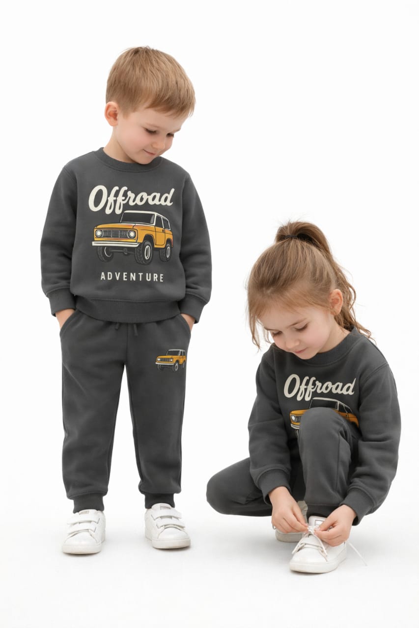 DARK GREY OFF ROAD UNISEX WINTER-TRACKSUIT