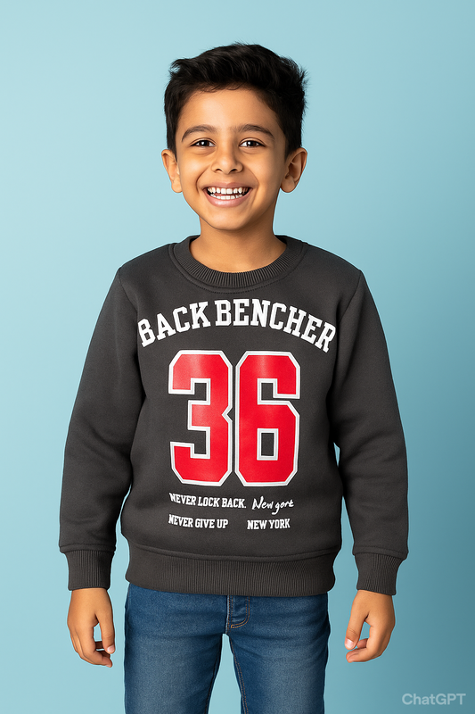 DARK GREY 36 SWEAT SHIRT-WINTER