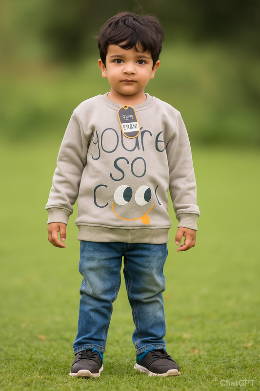 CUTE SMILE SWEAT SHIRT-WINTER
