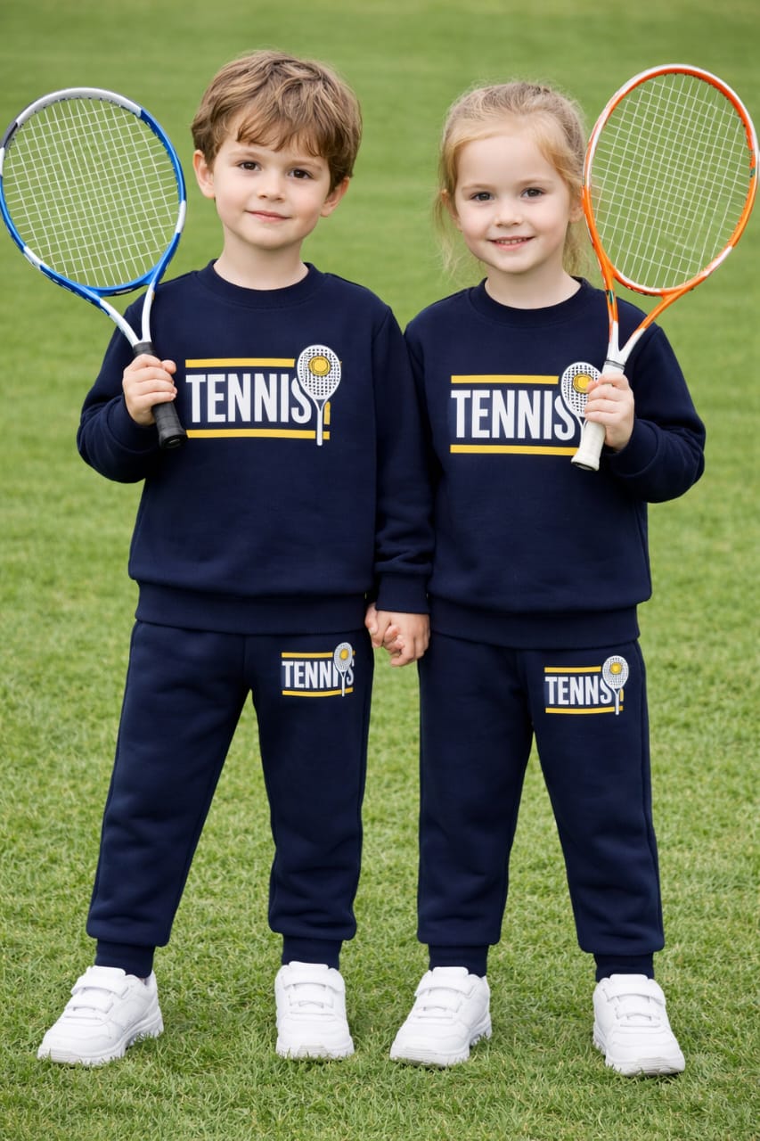 NAVY BLUE TENNIS UNISEX WINTER-TRACKSUIT