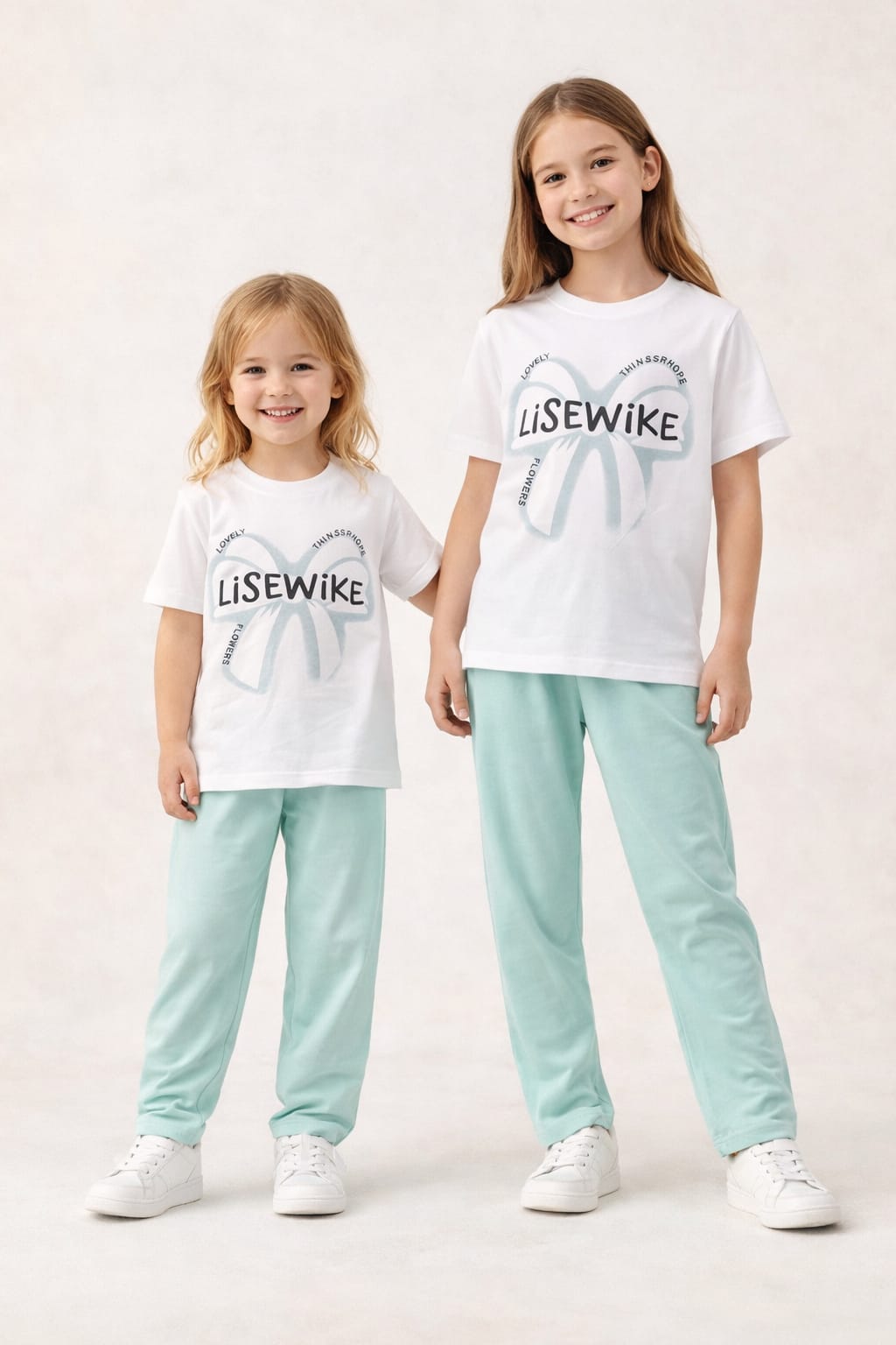 WHITE LISEWIKE GIRLS-SUMMER TRACKSUIT