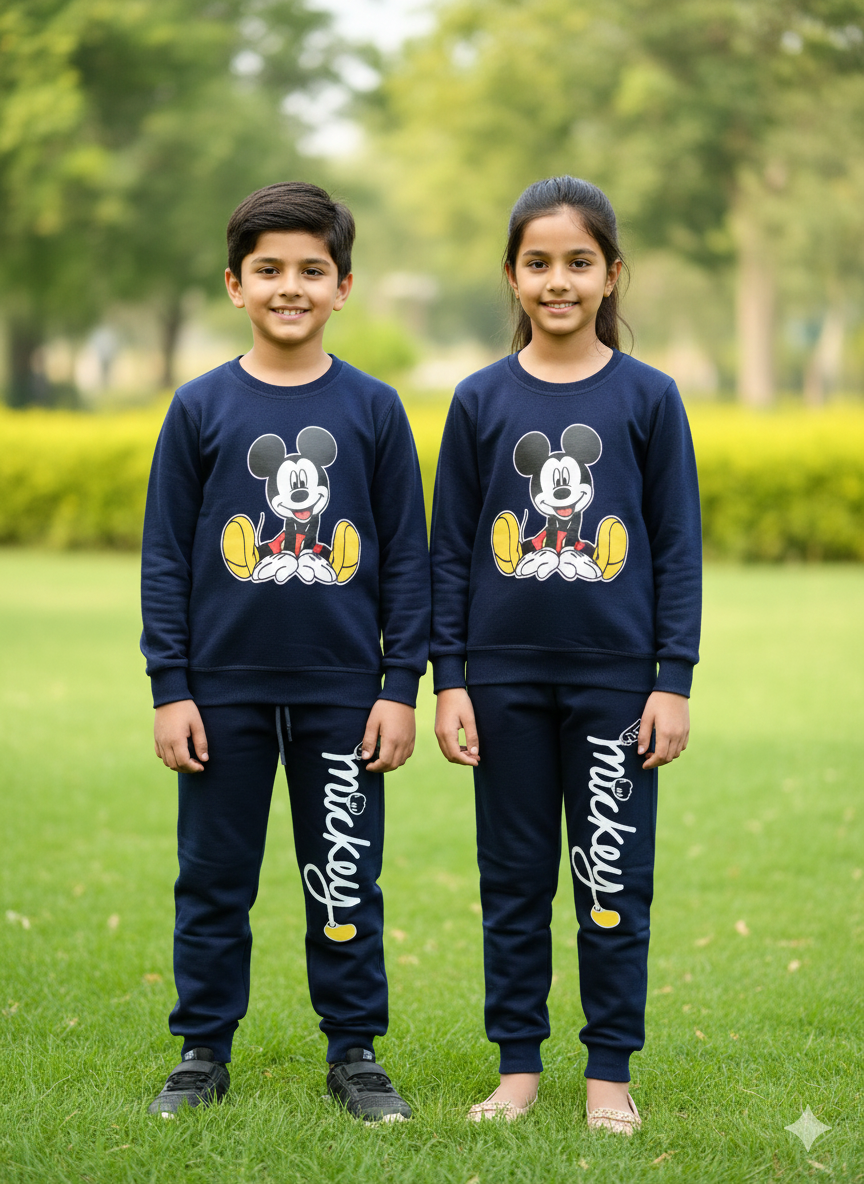 NAVY MICKY MOUSE UNISEX  WINTER-TRACKSUIT