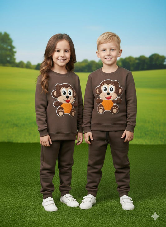 BROWN TEDDY UNISEX TRACKSUIT-WINTER