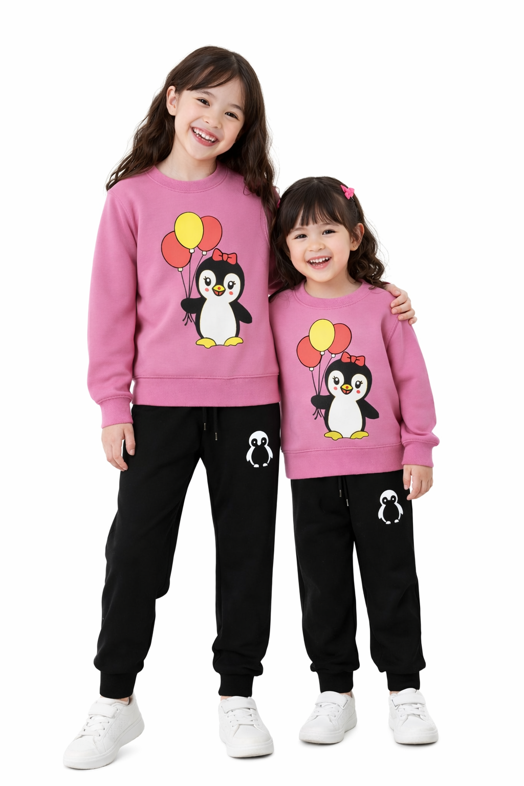 PURPLE PENGUIN BALOON  GIRLS WINTER-TRACKSUIT