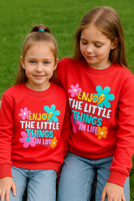 ORANGE FLOWER SWEAT SHIRT-WINTER