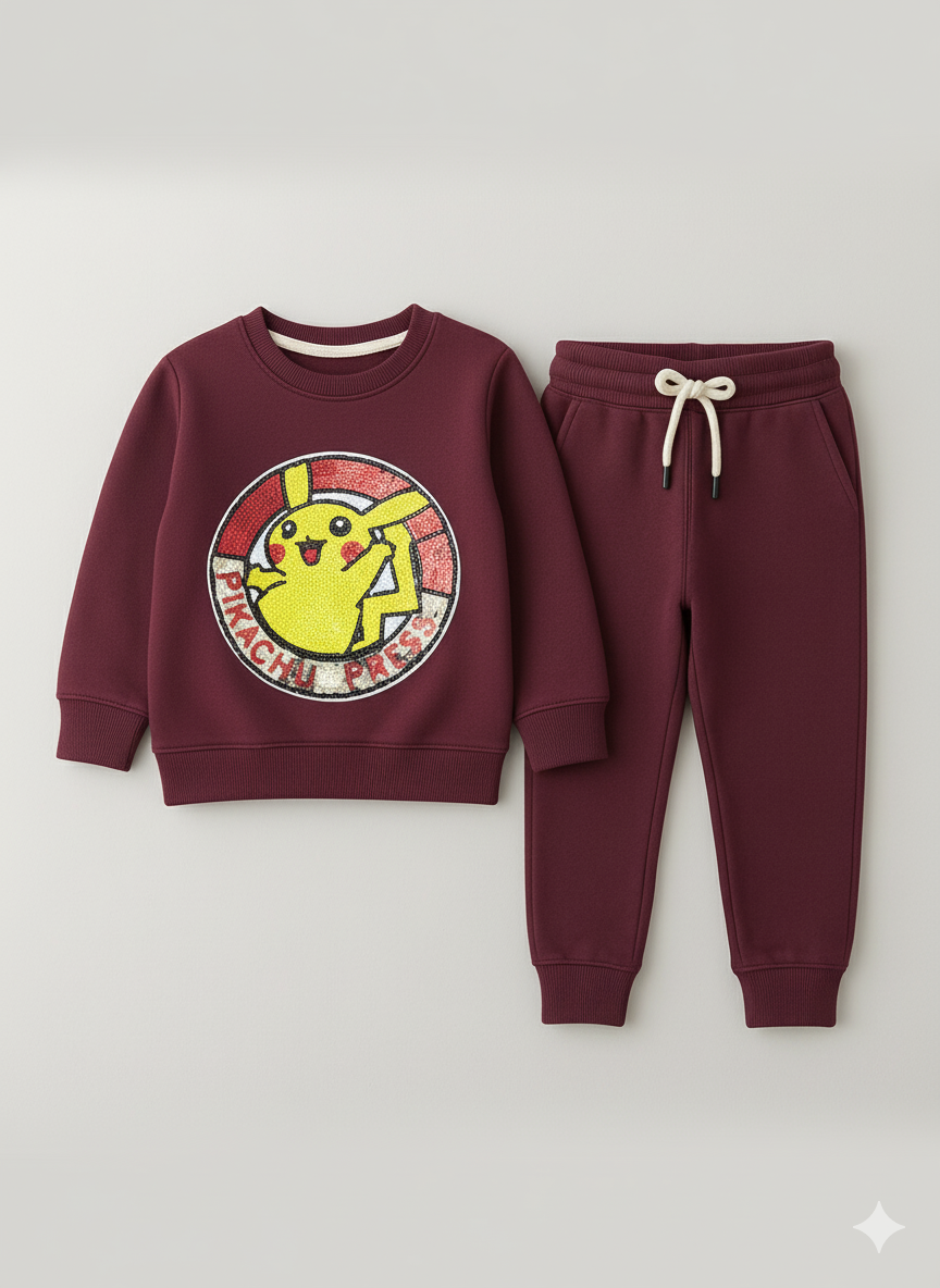MAROON POKEMON TRACKSUIT-WINTER