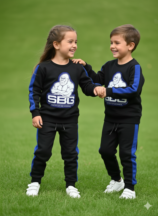 BLACK WITH BLUE SBG TRACKSUIT-WINTER