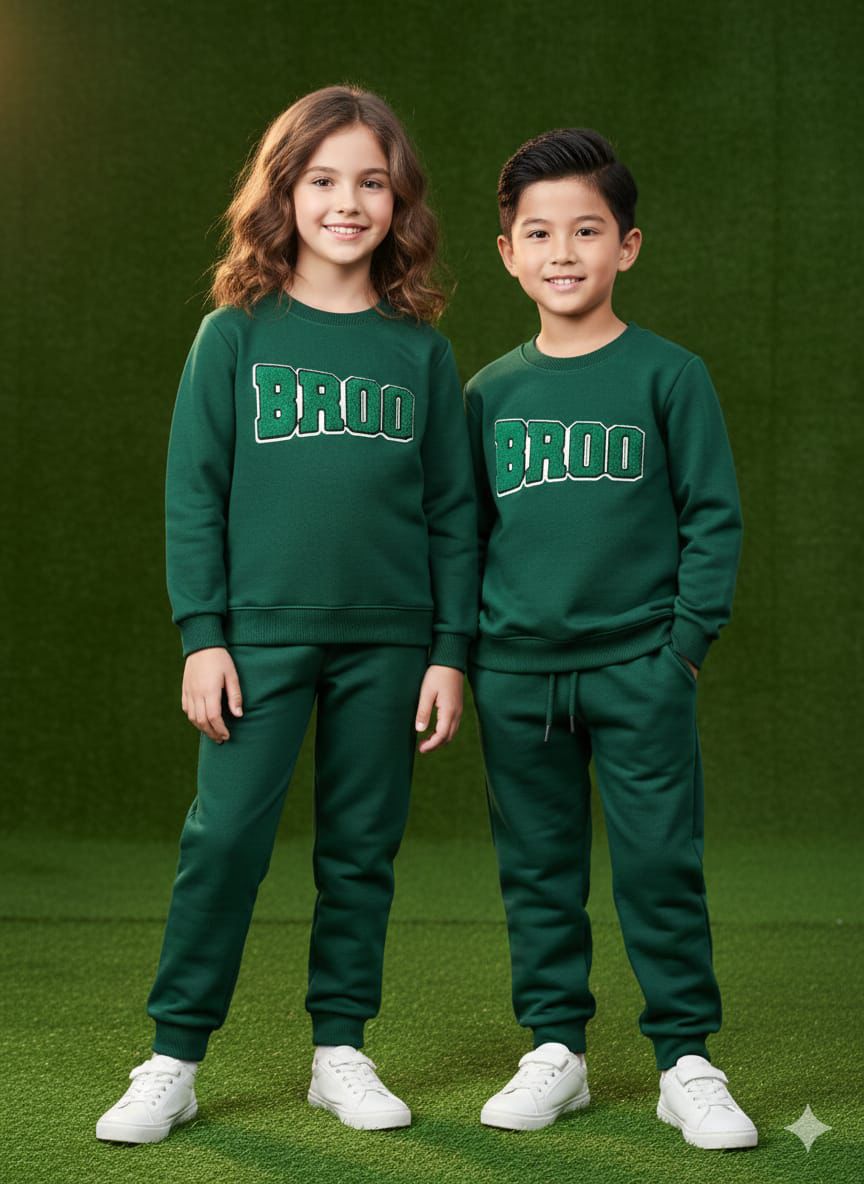 GREEN BROO UNISEX TRACKSUIT-WINTER
