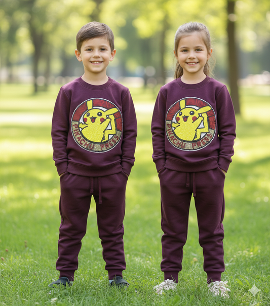 MAROON POKEMON TRACKSUIT-WINTER